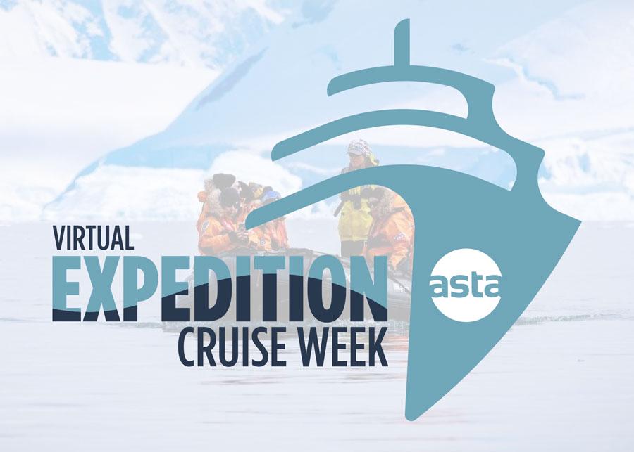 Virtual expedition cruise week 2026 logo